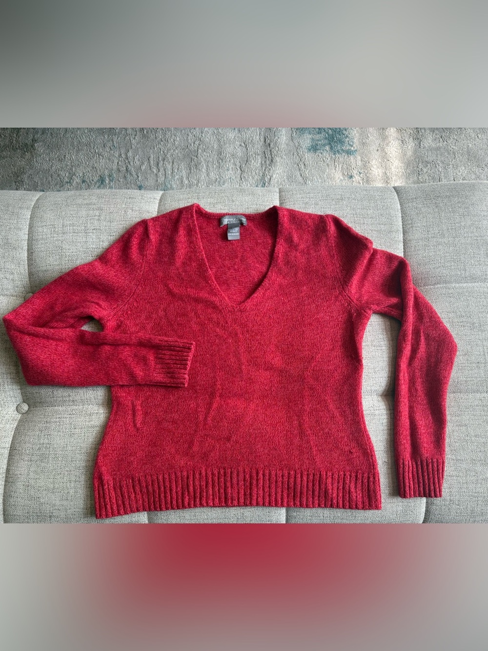 Grayson & Dunn 100% Cashmere V-neck sweater size XL